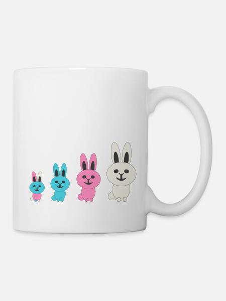 Evolution süss - Tasse - Weiß