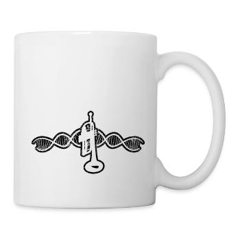 Trumpet player Trumpet Musician Wind Instrument - Mug - white - Right