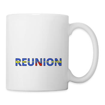 Drapeau Réunion - Mug blanc - blanc - Droite