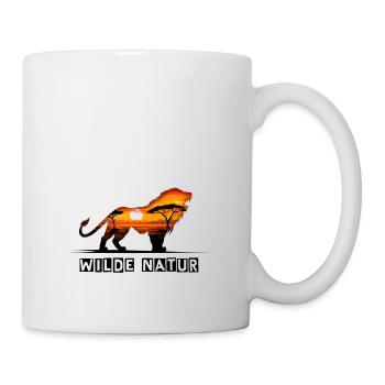 Löwe - Wilde Natur - Tasse - Weiß - Rechts