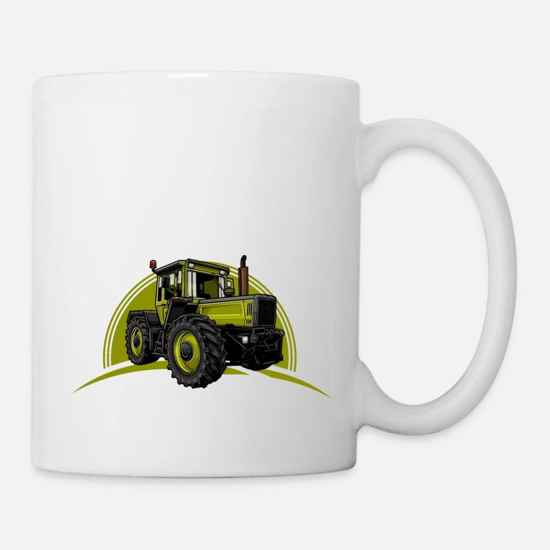 Traktor // Illustration - Tasse - Weiß