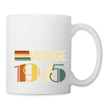 Vintage 1945 - 1945 Anniversary Gift - Mug - white - Right