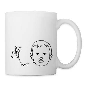 baby victory - Tasse - Weiß - Rechts