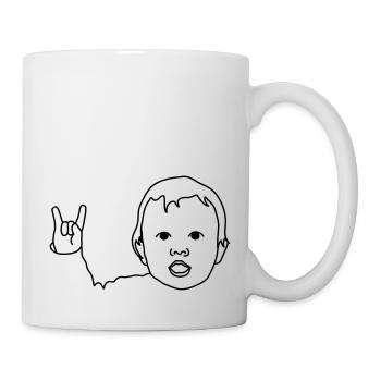 baby satanfingers - Tasse - Weiß - Rechts