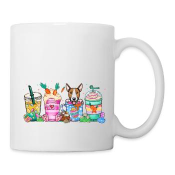 Bullterrier de Pâques café pour chien 4500x5400Bullterrier - Mug blanc - blanc - Droite