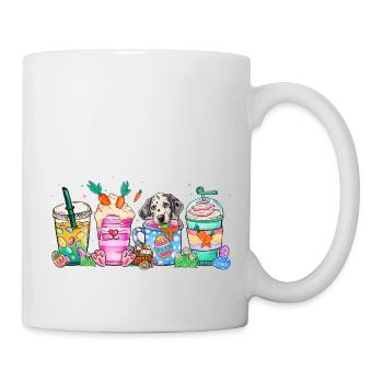 Chien café pâques dalmation2 4500x5400Dalmation Do - Mug blanc - blanc - Droite