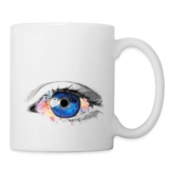 eye œil 2024 Beautiful - Mug blanc - blanc - Droite