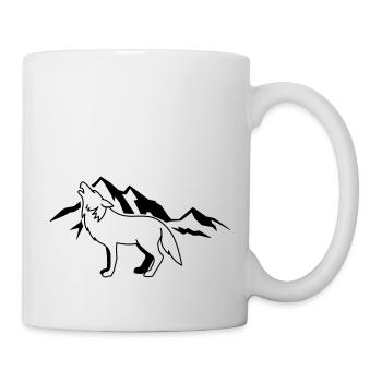 Wolf Mountains 01 - Mug - white - Right