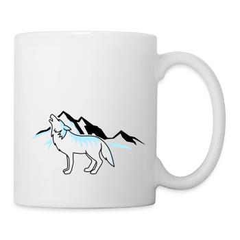 Wolf Mountains 02 - Mug - white - Right