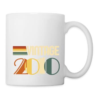 Vintage 2010 - 2010 Anniversary Gift - Mug - white - Right