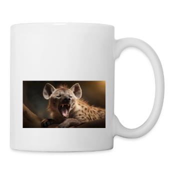 Niedliche Tiere chillen – Harpyie - Tasse - Weiß - Rechts