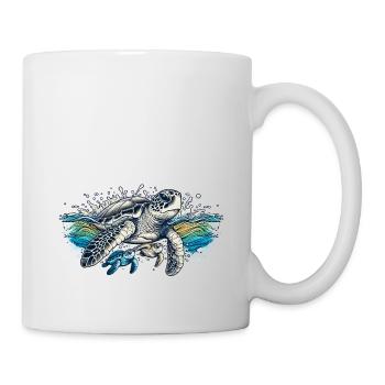 Ancient Swimmers - Tasse - Weiß - Rechts