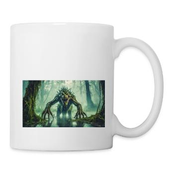 monster dunkel horror gruselig Halloween gruselig gruselig - Tasse - Weiß - Rechts