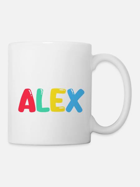 Name - Alex - Tasse - Weiß