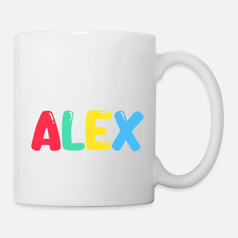 Name - Alex - Tasse - Weiß
