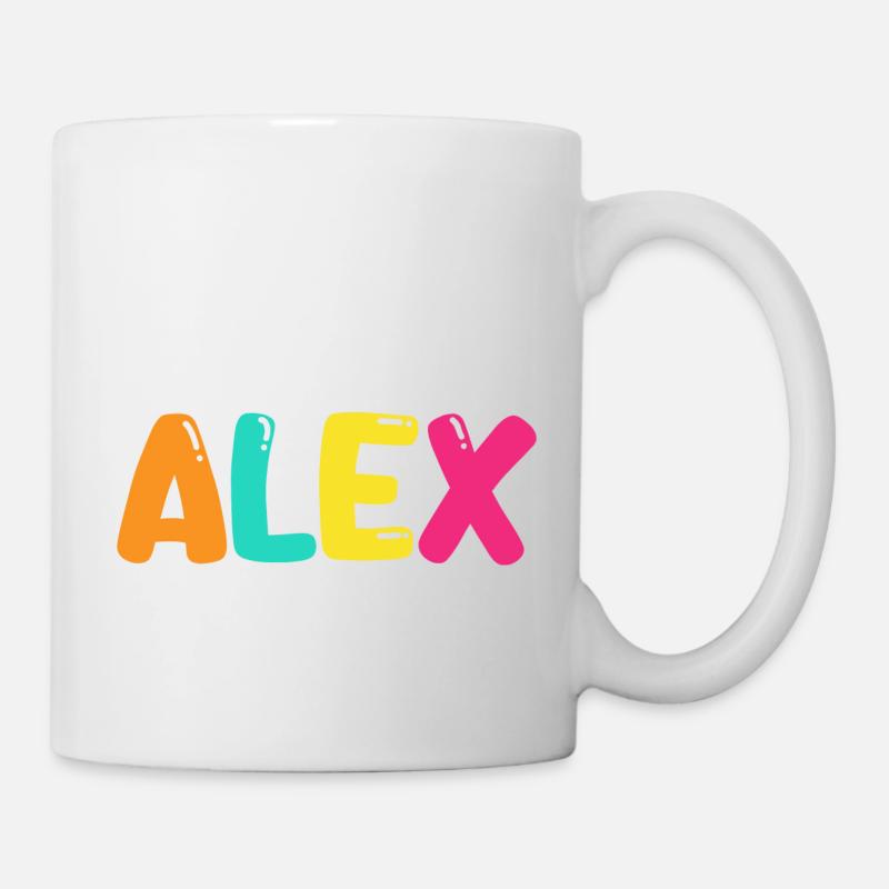 Name - Alex - Tasse - Weiß