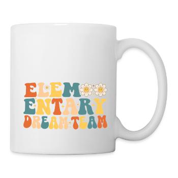 Elementares Dreamteam - Tasse - Weiß - Rechts