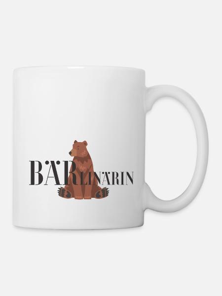 Bärlinärin - Berlinerin - Tasse - Weiß