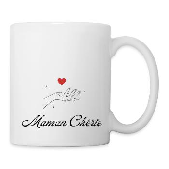 Geliebte Mama - Tasse - Weiß - Rechts