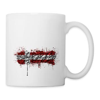 Danemark Europe Drapeau danois symboles nationaux norden - Mug blanc - blanc - Droite