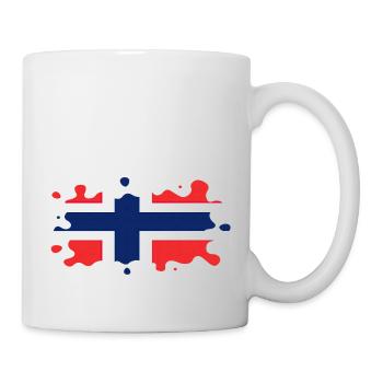 Norwegen Norwegen Flagge Skandinavien Norden Tor Viking - Tasse - Weiß - Rechts