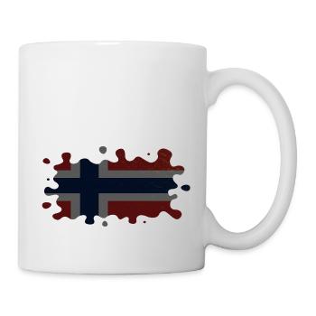 Norwegen Norwegen Flagge Skandinavien Norden Tor Viking - Tasse - Weiß - Rechts