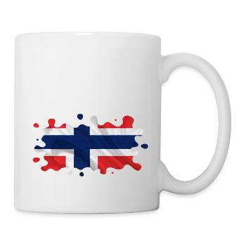 Norwegen Norwegen Flagge Skandinavien Norden Tor Viking - Tasse - Weiß - Rechts