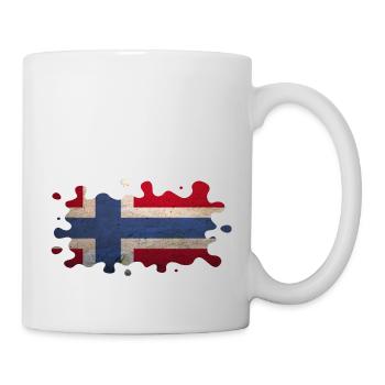 Norwegen Norwegen Flagge Skandinavien Norden Tor Viking - Tasse - Weiß - Rechts