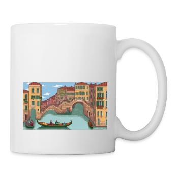 Venice, Italy - Pixel Art - Mug - white - Right