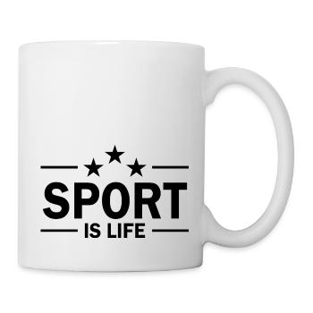 Basket-ball - Mug blanc - blanc - Droite