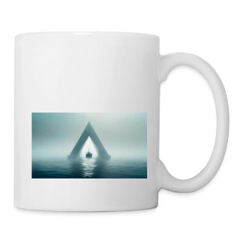 gruselige mythische Orte – Bermuda-Dreieck - Tasse - Weiß - Rechts