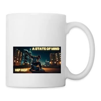 HIP HOP - A STATE OF MIND - Mug blanc - blanc - Droite