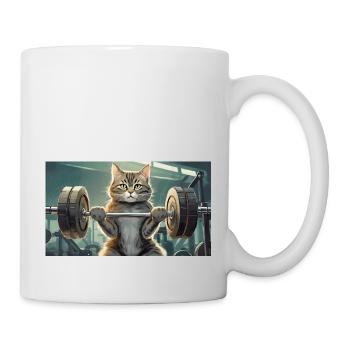 Pun ambiguous german expression - Muskelkater - Mug - white - Right