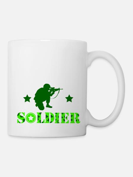 soldier - Tasse - Weiß
