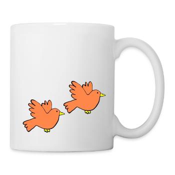 Couleurs d’oiseaux 2 - Mug blanc - blanc - Droite