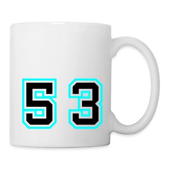 53 Number Symbol - Mug - white - Right