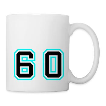 60 Number Symbol - Mug - white - Right