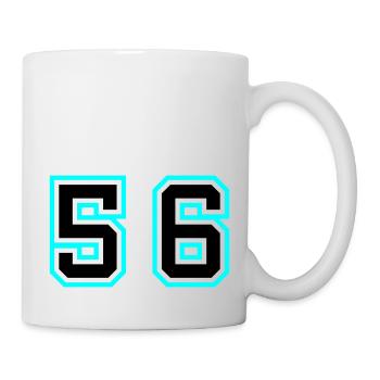 56 Symbole numérique - Mug blanc - blanc - Droite