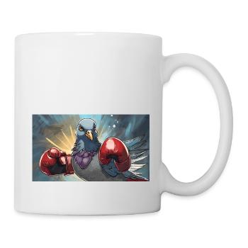 Pun ambiguous expression Taubenschlag pigeon loft - Mug - white - Right