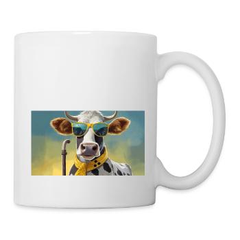 Jeu de mots : expression ambiguë – Blinde Kuh (vache aveugle) - Mug blanc - blanc - Droite