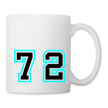 72 Number Symbol - Mug - white - Right