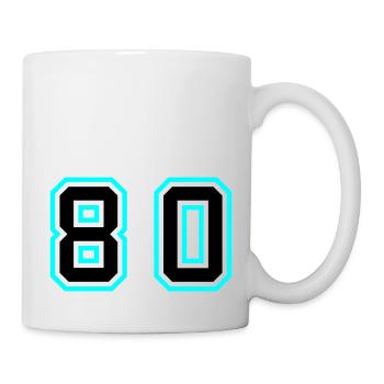 80 Number Symbol - Mug - white - Right