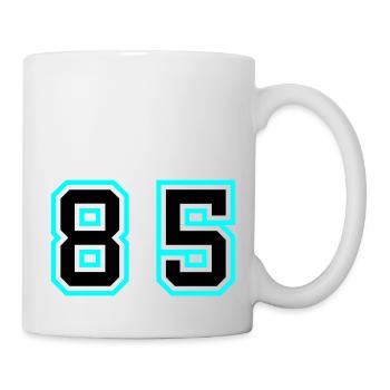 85 Symbole numérique - Mug blanc - blanc - Droite