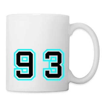 93 Number Symbol - Mug - white - Right