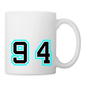 94 Number Symbol - Mug - white - Right