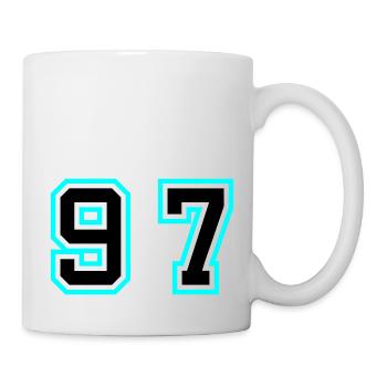 97 Number Symbol - Mug - white - Right