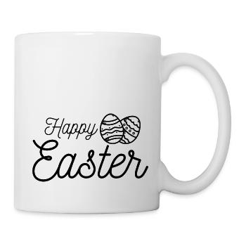 Joyeuse Pâques / Cadeau de Pâques - Mug blanc - blanc - Droite