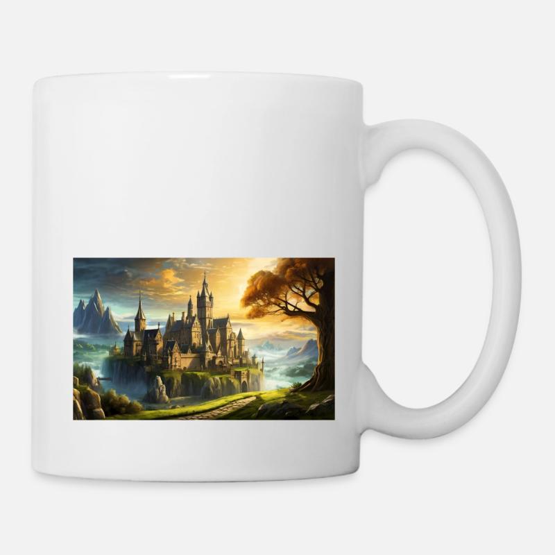 wunderschöne mythische Orte – Avalon - Tasse - Weiß
