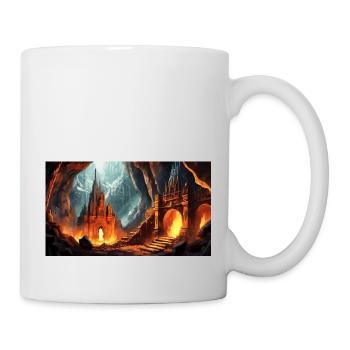 wunderschöne mythische Orte – Avalon - Tasse - Weiß - Rechts