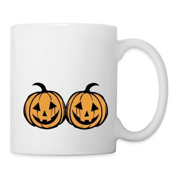 Pumpkin Face - Mug - white - Right